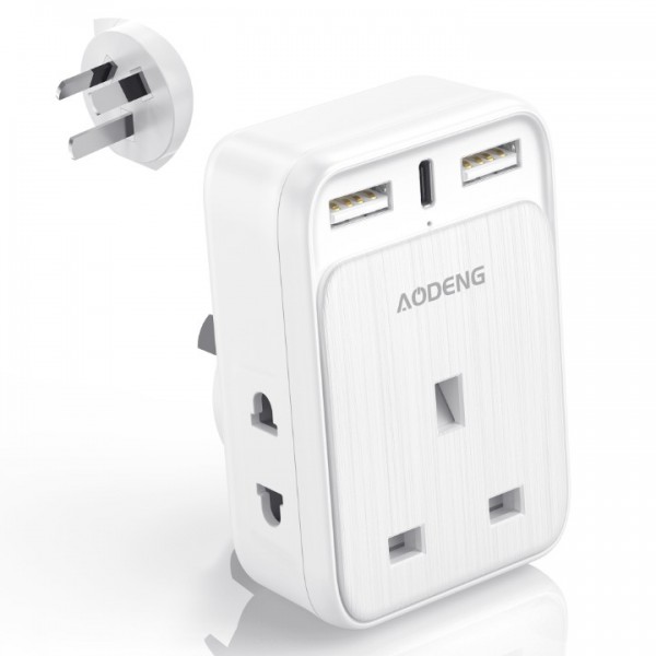 UK to Australia Plug Adapter, AODENG Australian Tr...